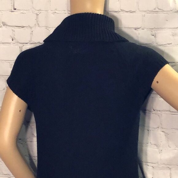 MKM Designs Knit Short Sleeve Sweater Tunic Mini Dress Juniors Large - Picture 7 of 10